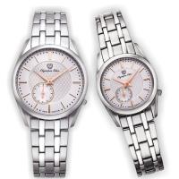 Olympia Star 奧林比亞之星-經典都會系列情人對錶(品味白)58072-07MS+58072-07LS