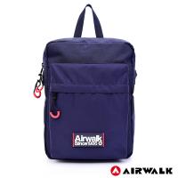 AIRWALK -簡約慢活休閒側背包-藍色