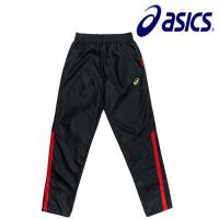 【asics 亞瑟士】平織風衣長褲 黑紅 K11702-9023