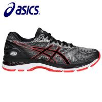 【asics 亞瑟士】GEL-NIMBUS 20 男慢跑鞋 黑紅 T800N-002