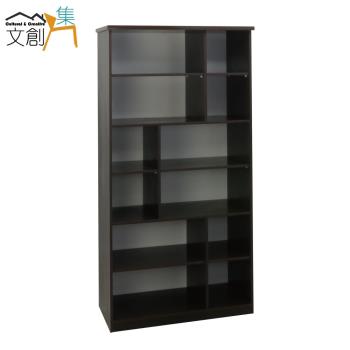 文創集-瑪多納 環保3尺塑鋼開放式高書櫃/收納櫃-3色可選