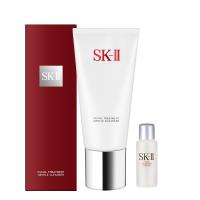 SK-II 全效活膚潔面乳120g+青春露10ml