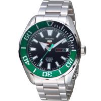 SEIKO精工5號復刻潮流機械腕錶 4R36-06S0M SRPC53J1 綠x銀