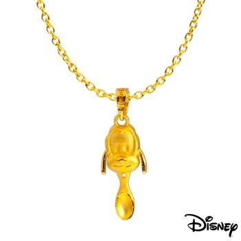 Disney迪士尼系列金飾 金湯匙布魯托款 送項鍊