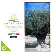 王后之地REGINATERRA 義大利橄欖油3瓶(1000ml/瓶)