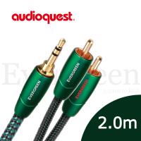 美國線聖 Audioquest Evergreen (3.5mm to RCA) 訊號線 2.0M/公司貨