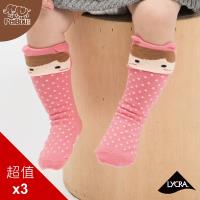 PEILOU貝寶 童話故事寬口寶寶長襪(3入組)(3款可選)