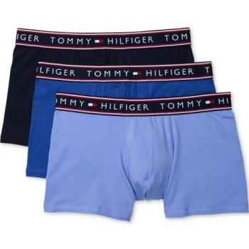 Tommy Hilfiger 2018男時尚彈力棉藍色系四角內著混搭3件組