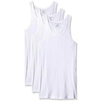 Tommy Hilfiger 2018男時尚經典款白色背心3件組 