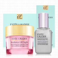 ESTEE LAUDER雅詩蘭黛 Pro極速緊緻肌密全能精華50ml+緊顏霜50ml