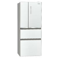 Panasonic國際牌 一級能效 500公升 玻璃四門變頻冰箱(翡翠白)NR-D500NHGS-W