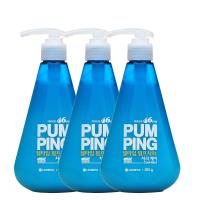 倍麗兒 PUMPING 即期品 按壓式牙膏(藍- 沁涼薄荷 齒垢清除)*3入
