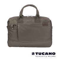 TUCANO AGIO 13吋雅痞自在商務側背包-棕