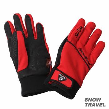 SNOWTRAVEL SKI-DRI防水透氣科技保暖棉手套 (紅色)