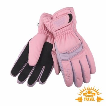 SNOWTRAVEL SKI-DRI防水透氣PRIMALOFT保暖手套 (粉紅)