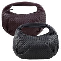 【BOTTEGA VENETA】小羊皮編織肩背包-中(2色)