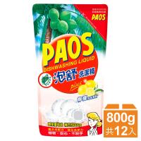 泡舒 洗潔精補充包800gx12包-檸檬去味清新