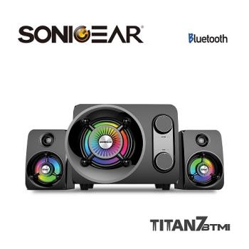 【SONICGEAR】Titan7泰坦星七號2.1聲道 幻彩藍芽無線多媒體音箱