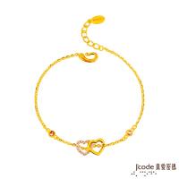 Jcode真愛密碼 相愛黃金/水晶手鍊