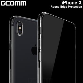GCOMM iPhone Xs/X 清透圓角防滑邊保護殼 Round Edge