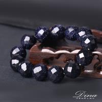 DINA JEWELRY蒂娜珠寶 刻面藍砂石 造型串珠手鍊 (HS6335)