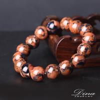 DINA JEWELRY蒂娜珠寶 開運金藍砂石 造型串珠手鍊鍊 (HS6293)