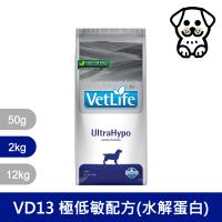 Farmina 法米納 (贈送處方罐) Vet Life 犬用極低敏配方(水解蛋白) VDU-13 獸醫寵愛天然處方系列 2kg