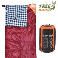 TreeWalker 法蘭絨暖暖睡袋 - 橘紅