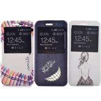 HTC A9 時尚彩繪手機皮套 側掀支架式皮套 少女背影/仙境遊蹤/蠟筆拼盤