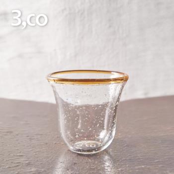 3,co 手工氣泡感玻璃杯(小) - 茶邊