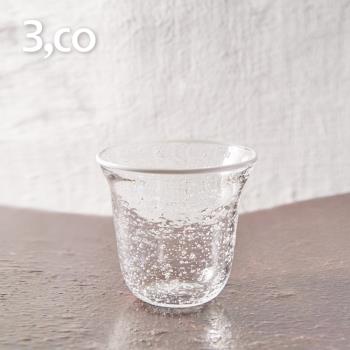 3,co 手工氣泡感玻璃杯(小) - 白邊