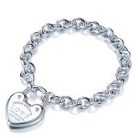 TIFFANYCo. Return to Tiffany豪華立體心形鎖手鍊