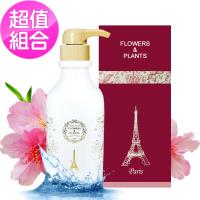 愛戀花草 洗髮保養組 (洗髮精1000ML+護髮乳500ML) 6款組合任選