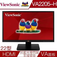 ViewSonic優派 VA2205-H 22型VA雙介面抗藍光零閃屏液晶螢幕