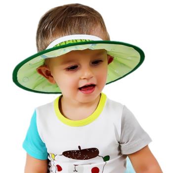 Colorland-2入-嬰兒洗頭帽子水果圖案高彈性可調節洗髮帽 剪髮帽