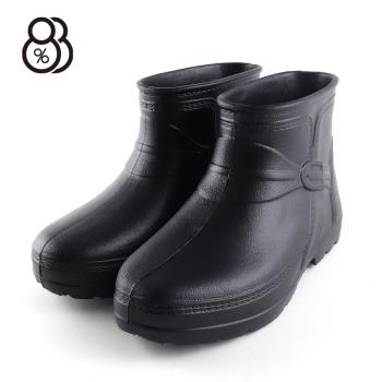 【88%】 雨鞋-簡約百搭 超輕量休閒雨鞋 純色男款防水雨靴 短靴 男鞋