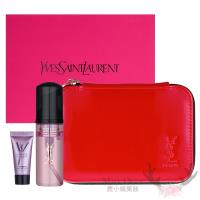 YSL 肌密系列豪華超值禮盒(潔顏慕斯+緊緻精華+化妝包)