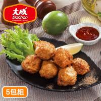 大成 Q彈海陸雙拼花雞丸*5包組(花枝雞肉350g±10%/包)