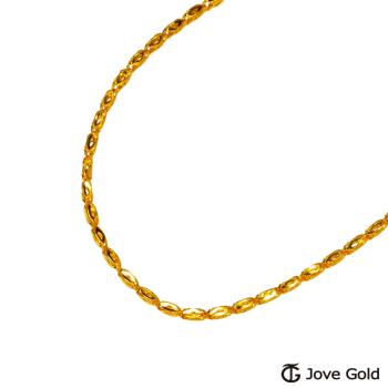 Jove gold 同心黃金項鍊(約10.00錢)(約2尺60cm)
