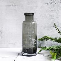 Homely Zakka 北歐經典復古萬用玻璃瓶-大(優雅灰)