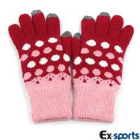 Ex-sports 觸控手套 智慧多功能(女用款-圓點)
