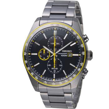 SEIKO 大黃蜂太陽能計時腕錶(SSC729P1)V176-0AZ0SD