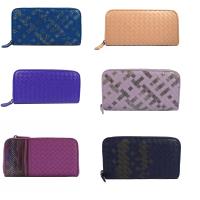 BOTTEGA VENETA 經典手工編織拉鍊長夾.六色可選(藍/紫/紫紅/粉膚/紫藍/粉紫)