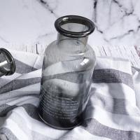Homely Zakka 北歐經典復古萬用玻璃瓶-小(優雅灰)