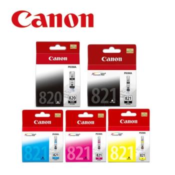 CANON PGI-820BK+CLI-821BK/C/M/Y 原廠墨水組合 (2黑3彩)