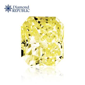 【鑽石共和國】GIA方形裸鑽 0.52 克拉 Q-R / VVS2(近黃彩鑽)