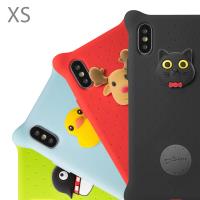 Bone / iPhone XS 手機殼 泡泡保護套 (5.8吋) - 派提鴨/麋鹿先生/喵喵貓/企鵝小丸