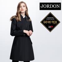 【JORDON 橋登】 女款單件式GORE-TEX 3 LAYER 長版時尚風衣(1954)