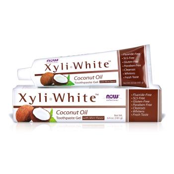 NOW XyliWhite™ Coconut Oil Toothpaste Gel 薄荷椰子油牙膏(6.4OZ)
