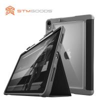 澳洲【STM】Dux Plus 系列 iPad Pro 11吋 專用軍規防摔保護殼 可收納Apple Pencil (黑)